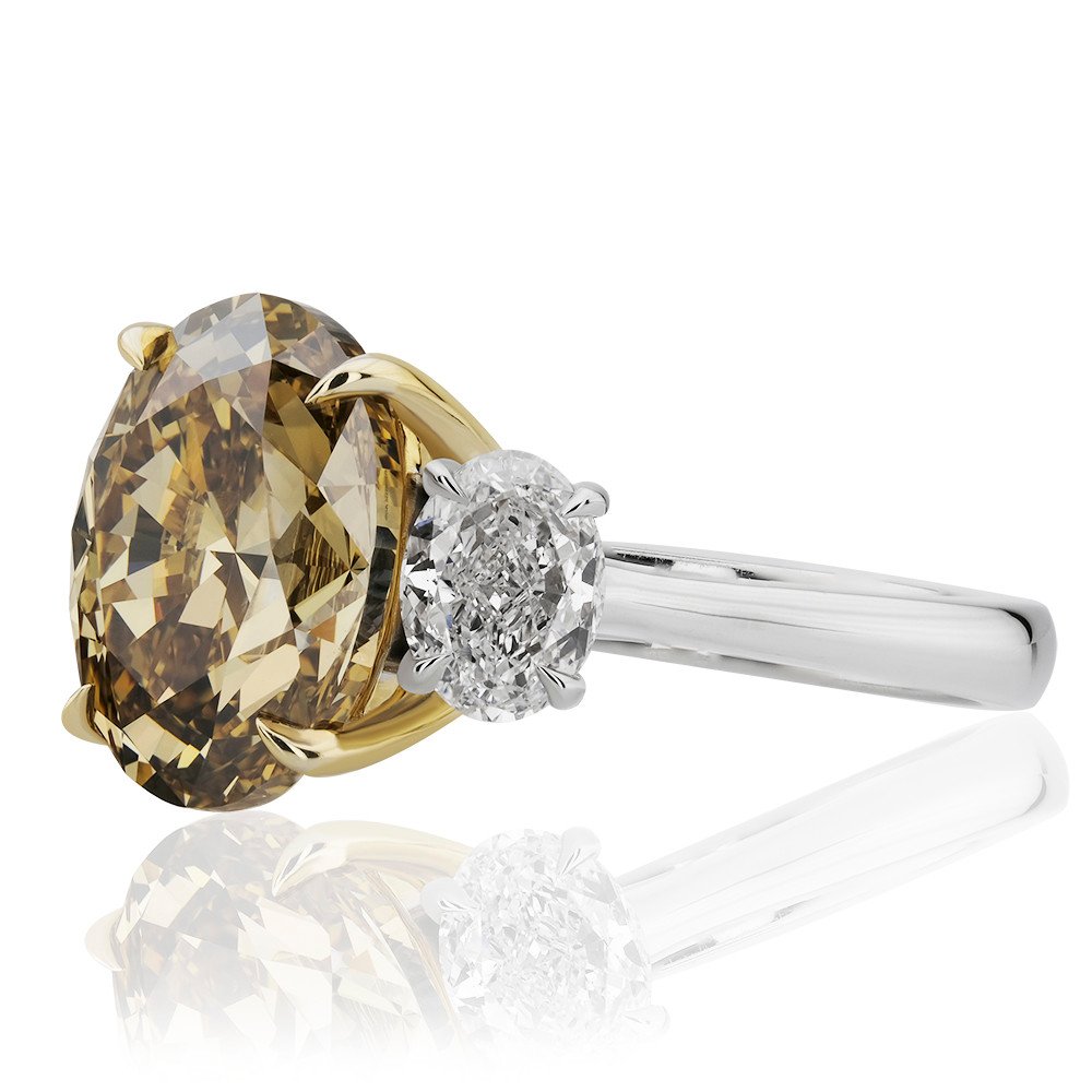 YPV0096-0001_3 5,01 Karat Pırlanta Fancy Yüzük - Görsel 3