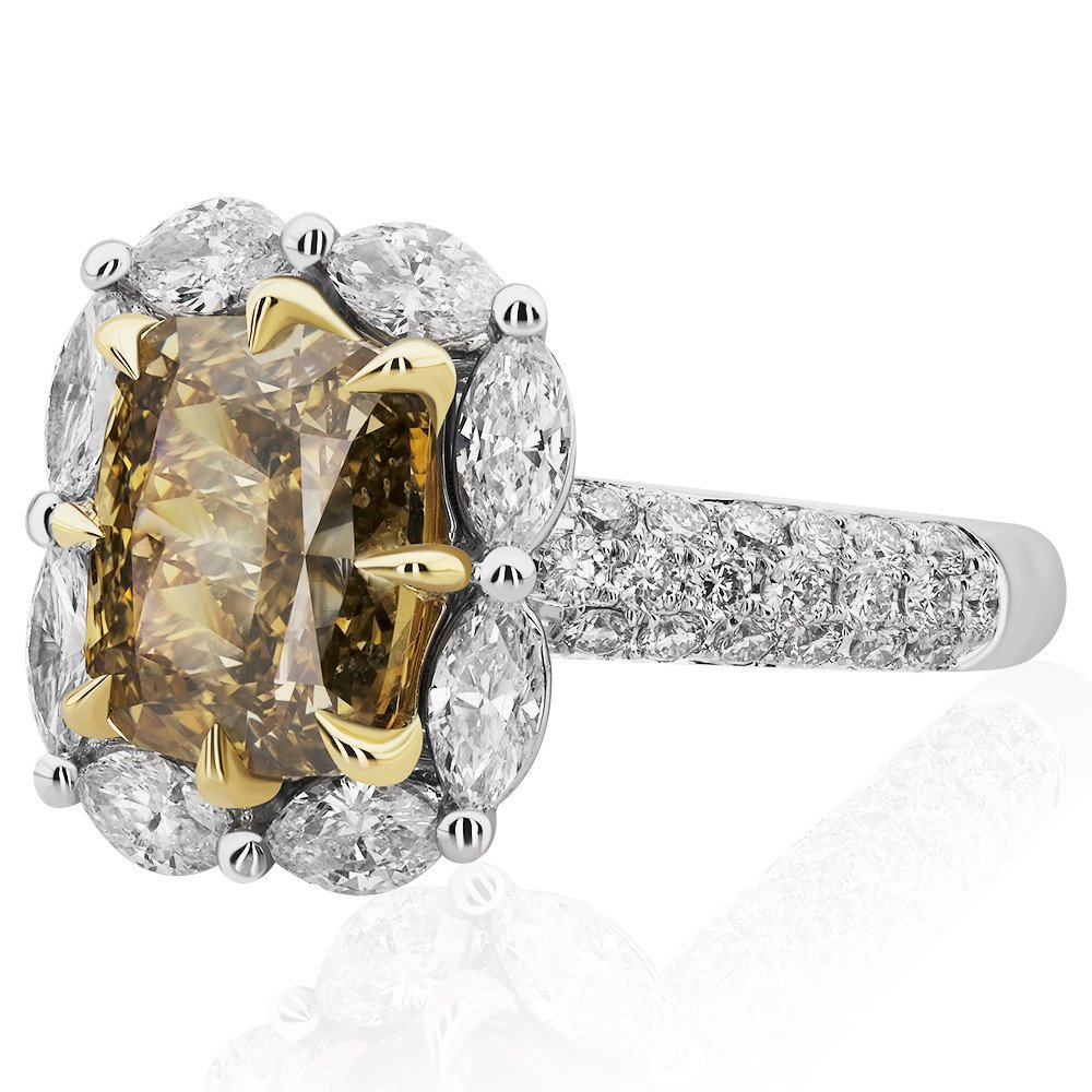 YPV0114-0001_3 5,57 Karat Pırlanta Fancy Yüzük - Görsel 3
