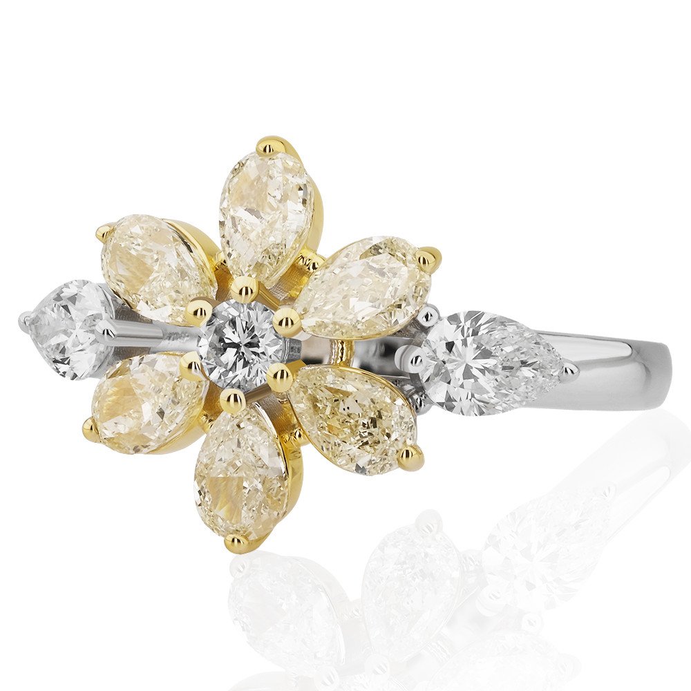 YPV0144-0001_3 2,60 Karat Pırlanta Fancy Yüzük - Görsel 3